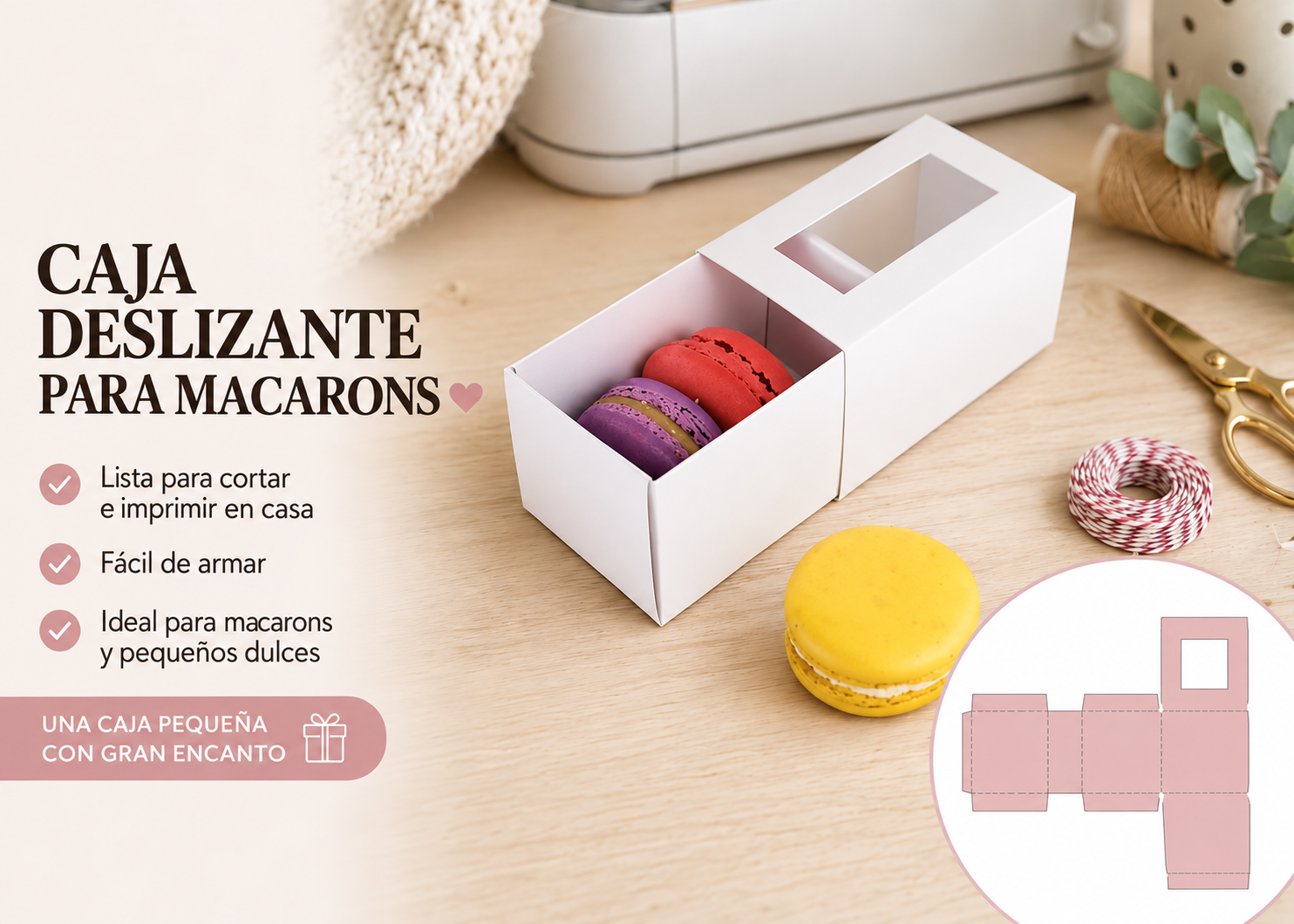 Cofre Deslizante Premium para Macarons