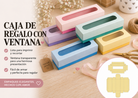 Caja Vitrina Encanto para Regalos