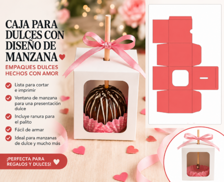 Caja Dulce Manzana para Celebraciones