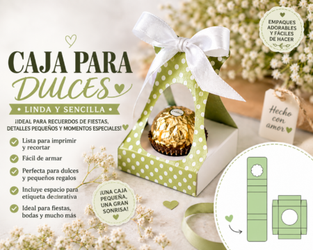 Caja Fiesta Dulce para Golosinas