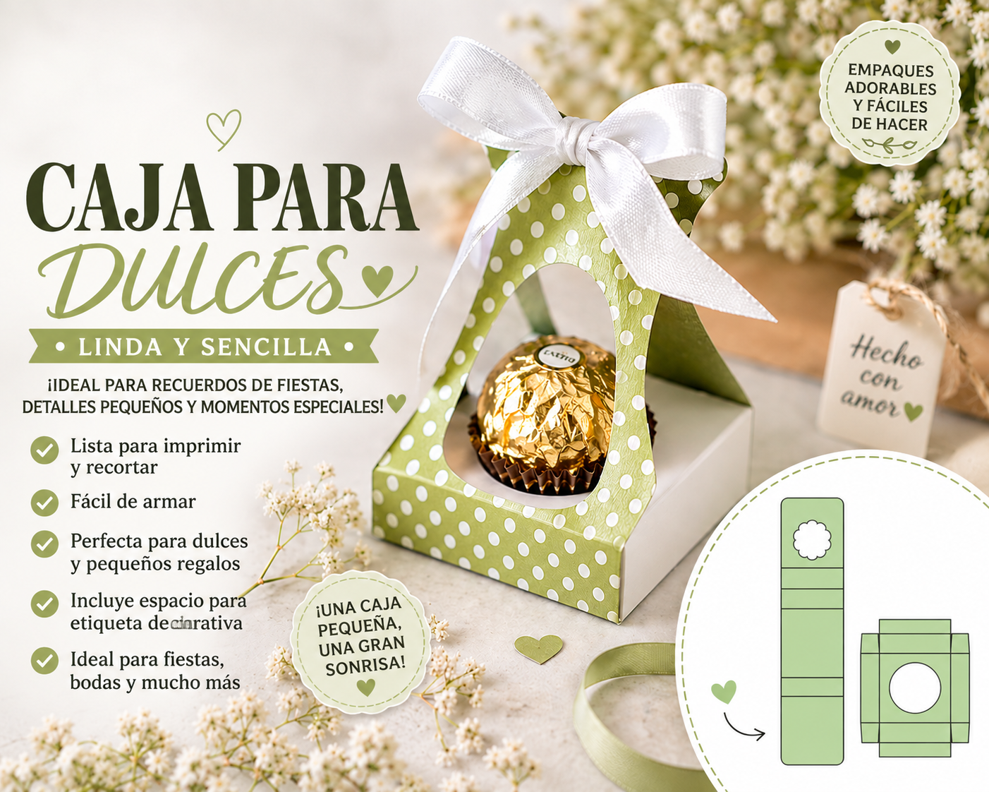 Caja Fiesta Dulce para Golosinas