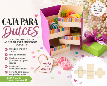 Caja Alegría para Dulces y Detalles
